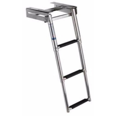 Stainless Boarding Ladder (slide under swimgrid) CN7335 - 3 Steps - open length 35 (CN7335)