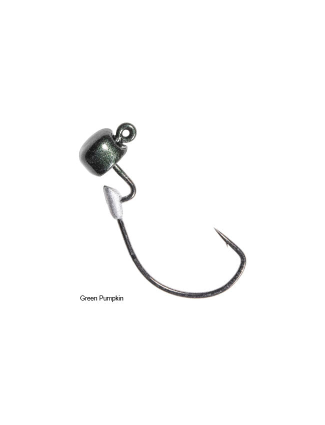 Z-Man Nedlock EWG Jigheads - Green Pumpkin TTNL-3610 - 1/10oz 4pk