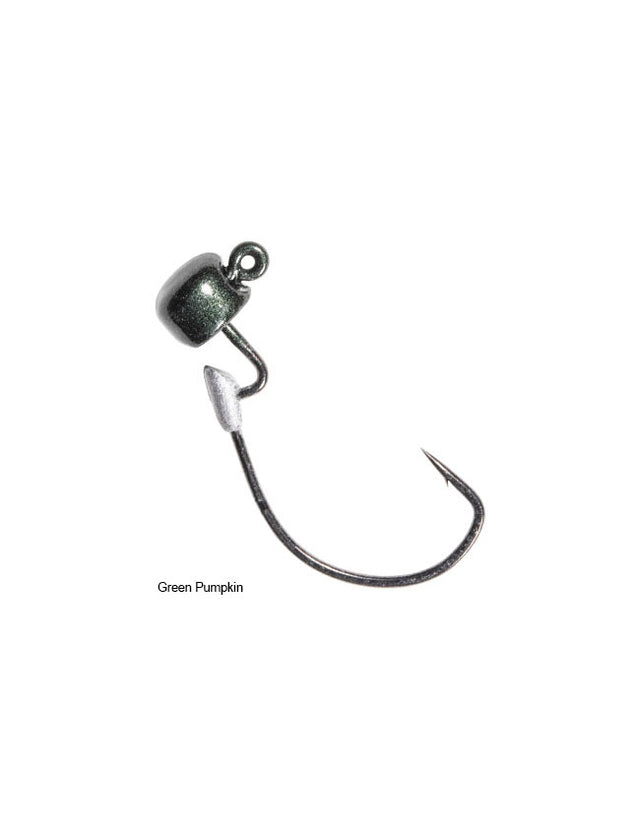 Z-Man Nedlock EWG Jigheads - Green Pumpkin TTNL-3610 - 1/10oz 4pk