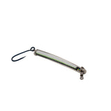 Fishing lure with a hook on a white background