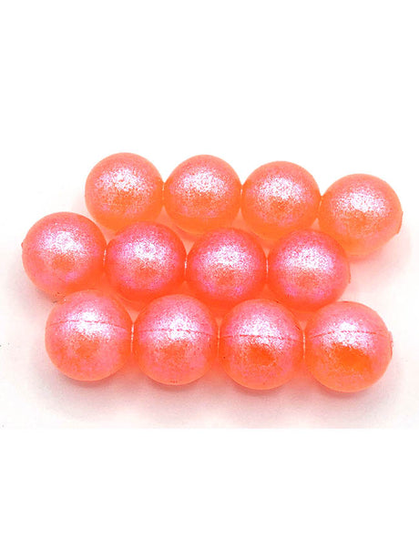 Unreel Tackle Soft Beads - Polar Frost Peach - 12mm (15 pack)