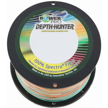 PowerPro Depth-Hunter Braided Fishing Line - 4-Color