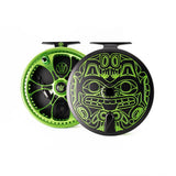 Kingpin Zeppelin 500 Bear Face Centerpin Reel - Green & Black with Green handles
