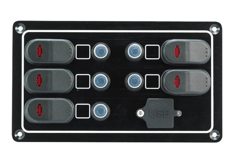 Victory Bilge Panel with Rocker Switch And Alarm AA10261