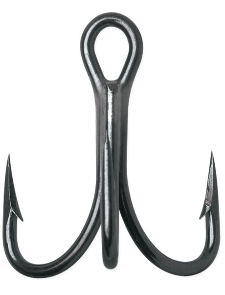VMC O'Shaugnessy Treble 4x Strong Hooks - Short Shank - Black Nickel