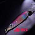Westcoast Fishing Tackle Big-E Spoon - Black Herring Glow Back
