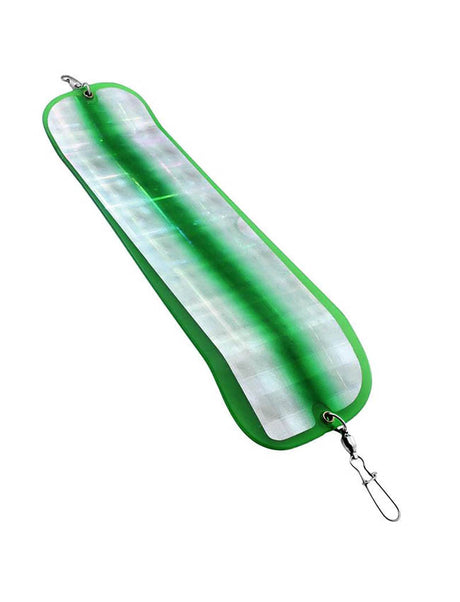 Gibbs Highliner #3 8" Flasher - Green UV Moon Jelly 0777-3UVJF