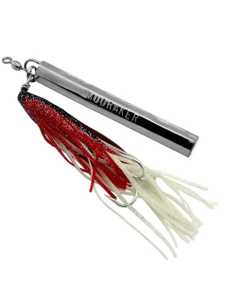 Gibbs Mudraker Jig - Red & Black Glow 1140-15RBK - 1 1/2 lb