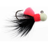 Zak Steely Jig - Orange Collar, Black Tail, Glow Head - 1/8oz