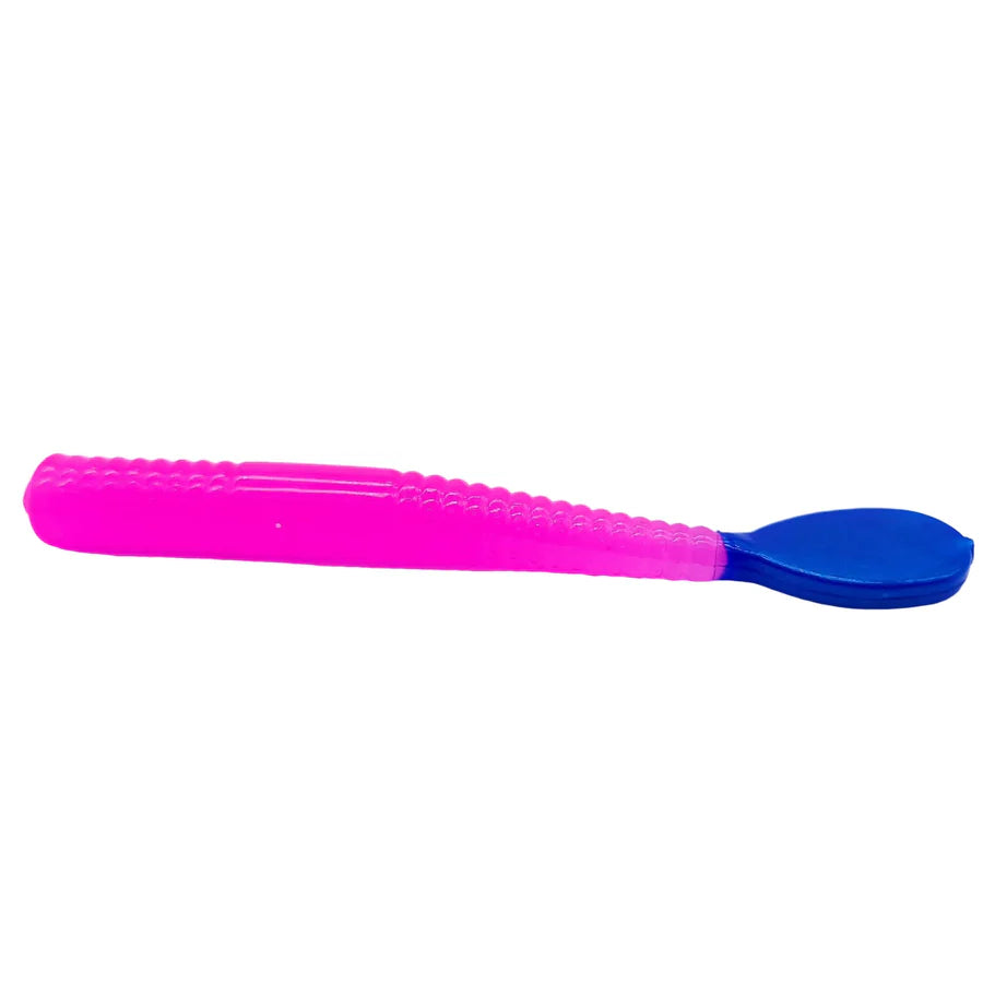 BNR TACKLE HOLEY WORM 3.5" BLUE TAIL 8 PACK