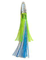 Zuker Grass Lures - Silver Head Green, Blue and White Skirt