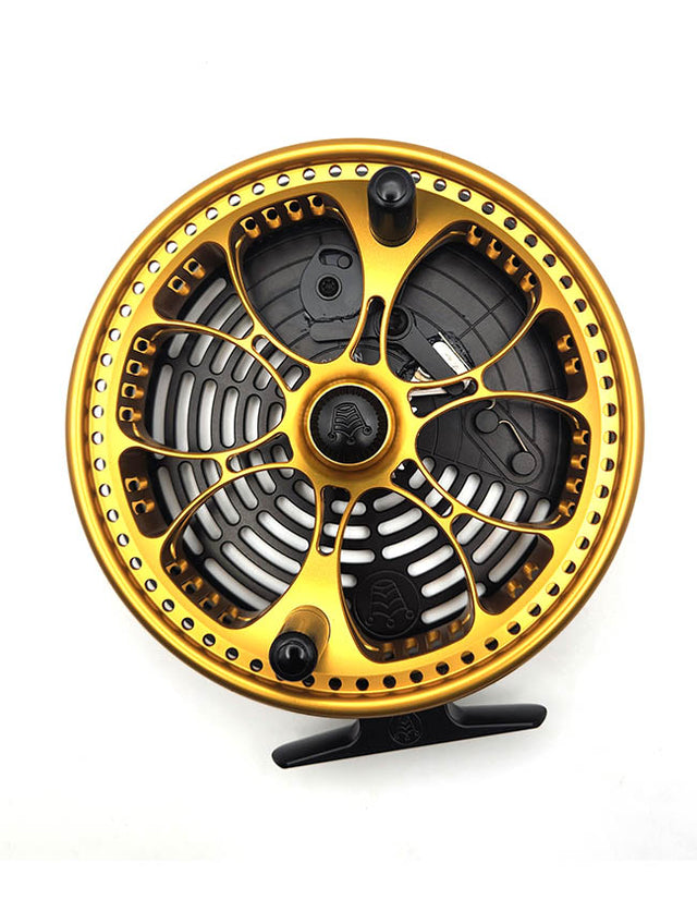 Kingpin Zeppelin Aero 500 Centerpin Reel - Gold