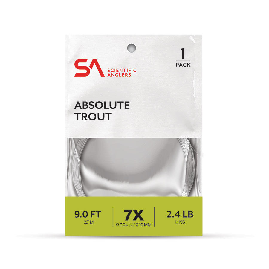 Scientific Anglers Absolute Trout Leader - Clear