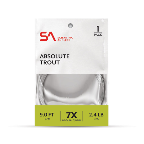 Scientific Anglers Absolute Trout Leader - Clear