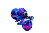 Accurate Valiant 2 Jigging Reel - Purple/Blue Camo Accurate Fishing