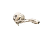 Accurate Valiant Twin Drag Single Speed - Silver Accurate Fishing