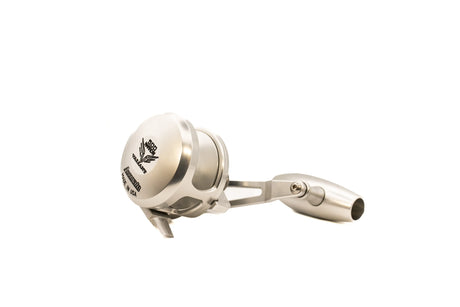 Accurate Valiant Twin Drag Single Speed - Silver Accurate Fishing