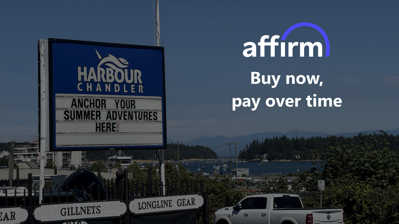 Harbour Chandler sign with Affirm advertisement in the background