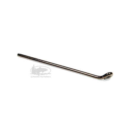 Aqua Flies Round Eye Shank 25 Pack - Gun Metal