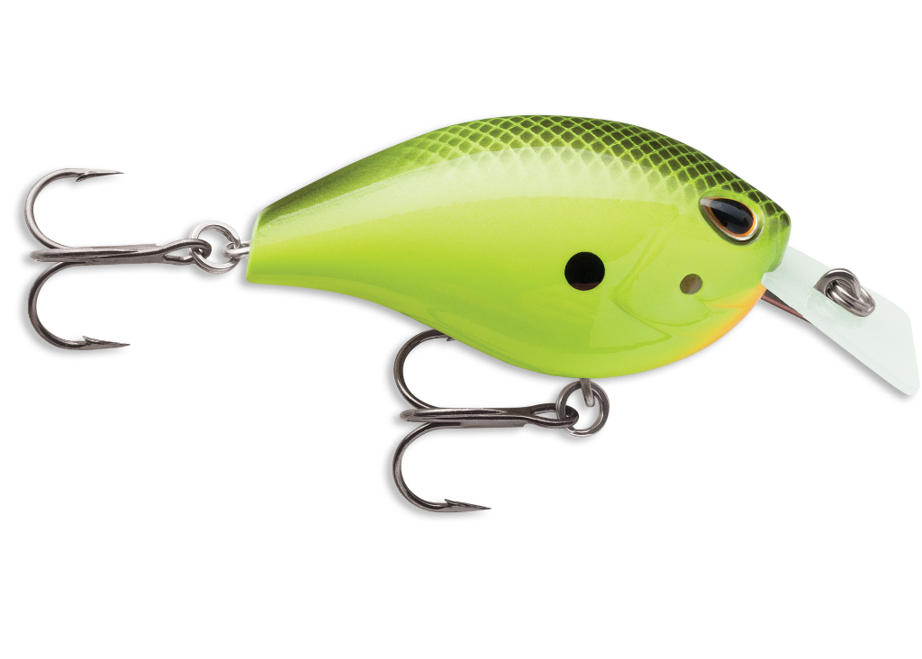 Arashi Silent Square #5 - Black Chartreuse Shad