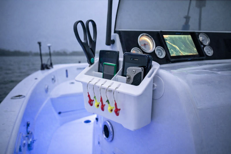 Shoreline Marine Electronics Caddy with Suction Cups