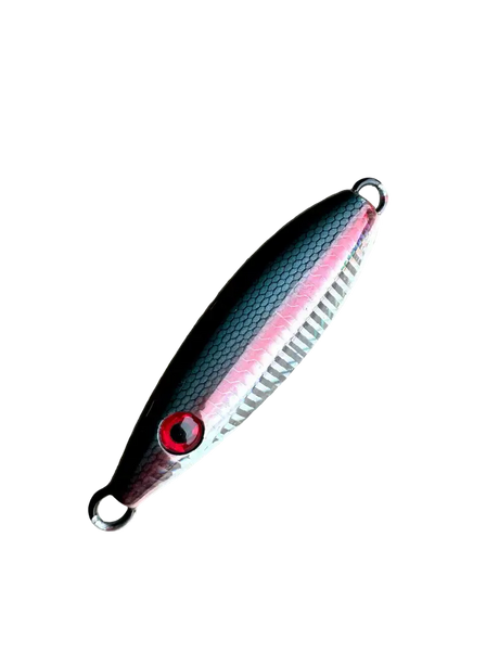 Westcoast Fishing Tackle Flat Fall Jig - Halo Black Herring Aid Westcoast Fishing Tackle