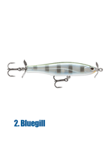 Storm Arashi Spinbait 8 - 9. Black Silver Shad