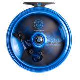 Kingpin Zeppelin 500 Bear Face Centerpin Reel - Blue & Black with Blue Handles