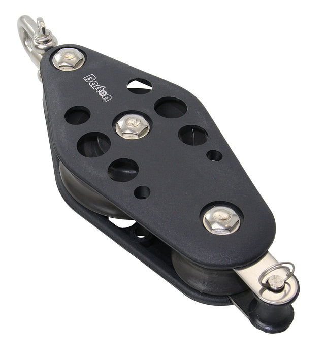 Barton Fiddle Block with Swivel & Becket
