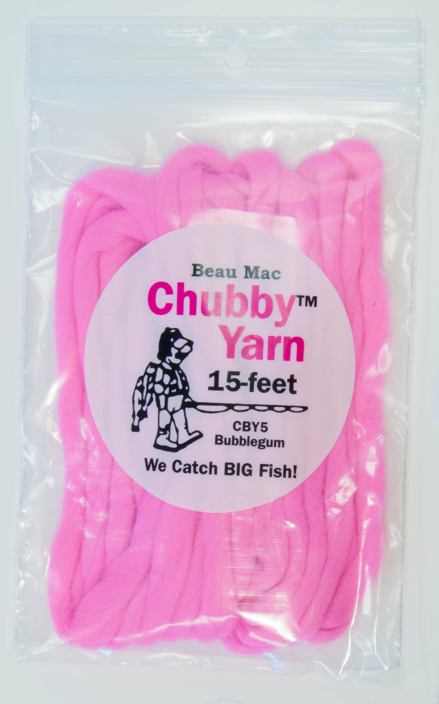 Beau Mac Chubby Yarn 15' - Bubble Gum