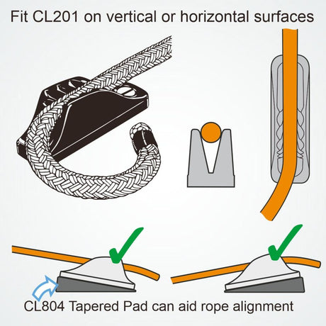 Clamcleat CL201/R Vertical