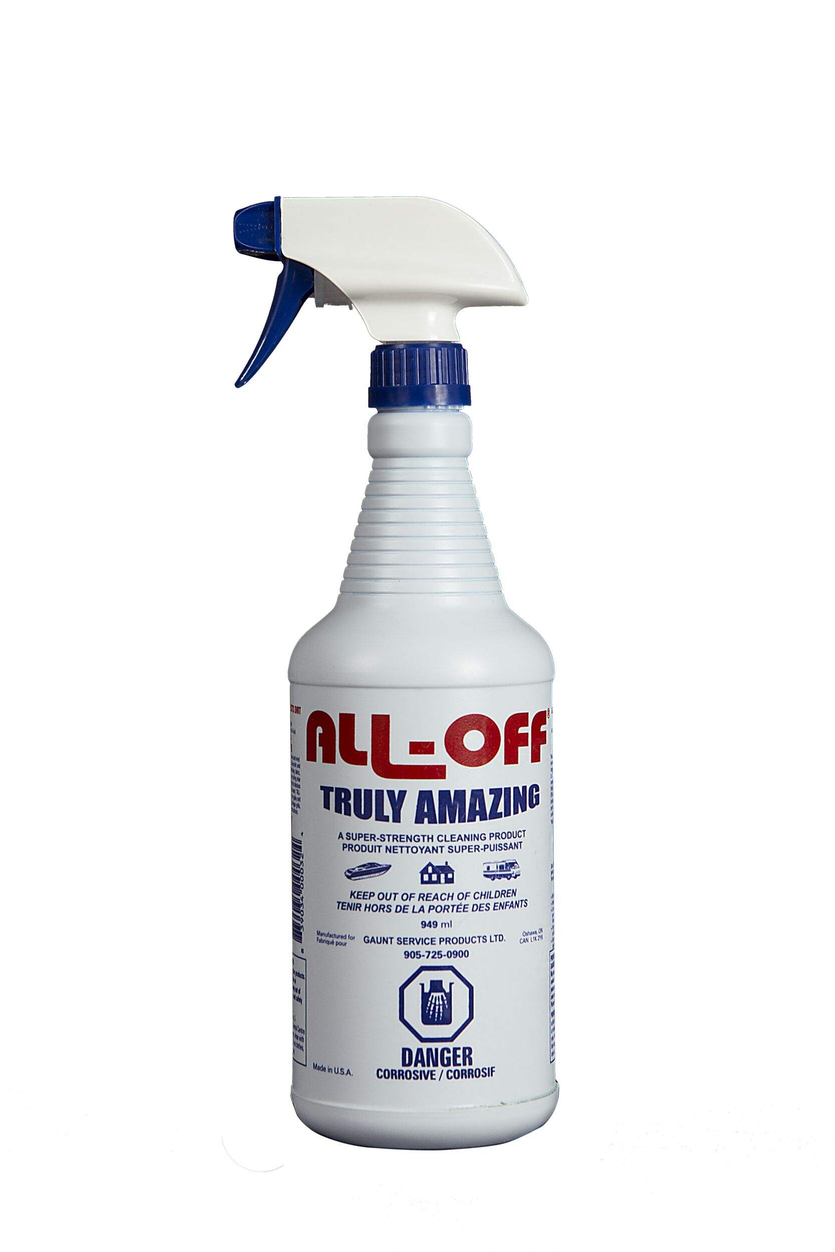 All-Off Multi-Purpose Cleaner for Washing Marine, RVs & Home Use