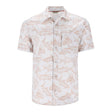 Simms Challenger Short Sleeve Shirt Saltwater Cloud - S