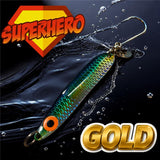 Westcoast Fishing Tackle Phat-E Super Hero Spoon 3.5" - Gold Finger