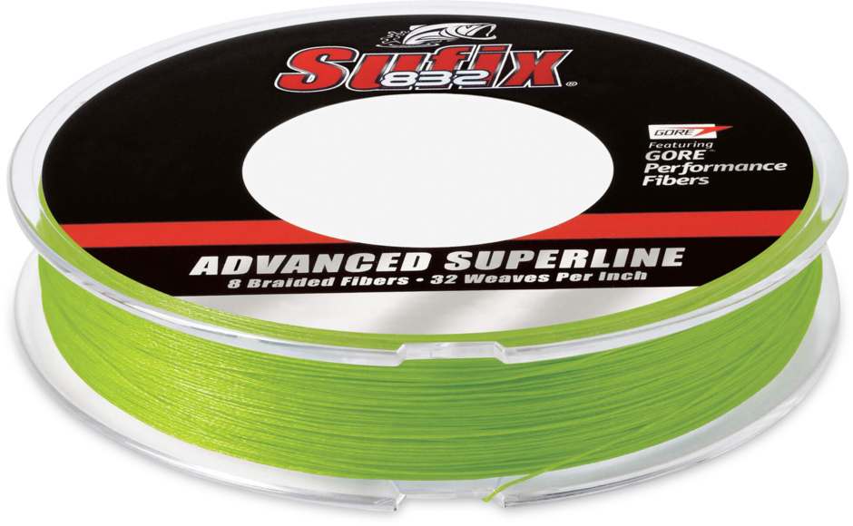 Sufix 832 Advanced Superline - 300 Yd. Spools - 80 LB