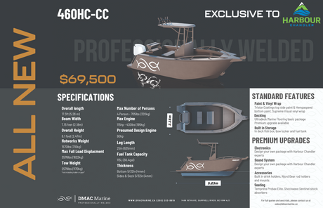 Custom DMAC x The Harbour Chandler 460HC-CC Aluminum Boat The Harbour Chandler