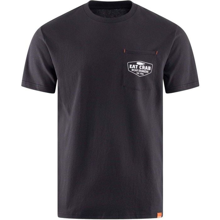 Grundéns Eat Your Words HD Pocket Tee - Black Crab Graphic