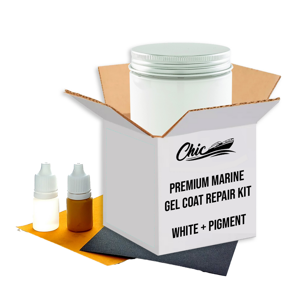 Chic Marine White Gel Coat Repair Kit - White