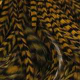 Hareline Half Grizzly Saddle - Olive #263 Hareline Dubbin