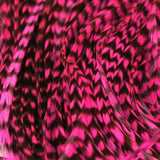 Hareline Half Grizzly Saddle - Pink #289 Hareline Dubbin