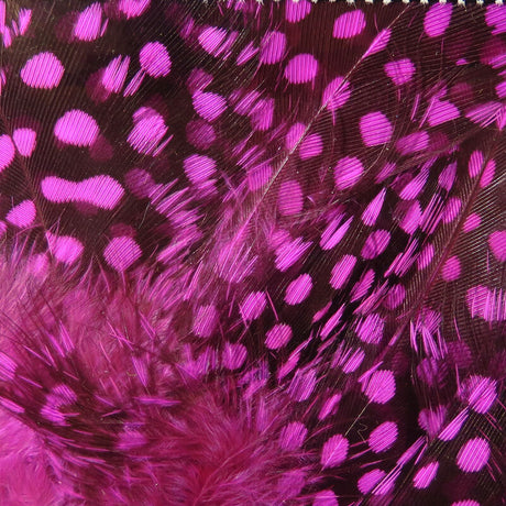 Hareline Dubbin UV2 Large Eyed Guinea Feathers