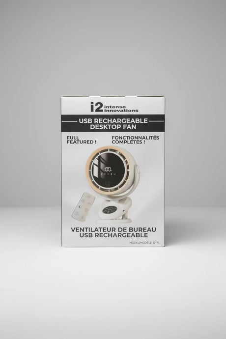 i2 Intense Innovations 6-speed desktop fan with LED light