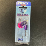 Blue Fox Classic Vibrax Spinner - Purple Scale Pink Tip UV, 3/8oz