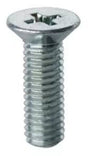 Stainless Steel Flat Head Machine Screws Multiple Sizes & Lengths - #4 - 1/2"