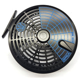 Kingpin Zeppelin Aero 500 Centerpin Reel - Special Edition Black with Blue Handles