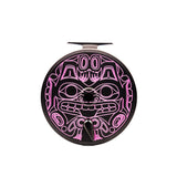 1 OF 1 - Kingpin Zeppelin 500 Bear Face Centerpin Reel - Blue & Pink "Cotton Candy"