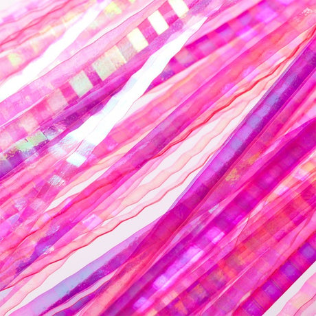 Hareline Lateral Scale 1/16" - Pink Dyed Pearl