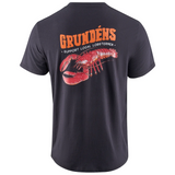 Grundens T-Shirt Support Lobstermen Black 50441-BK-S - Small