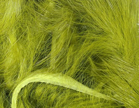 Hareline Magnum Rabbit Strips - Olive #263 Hareline Dubbin