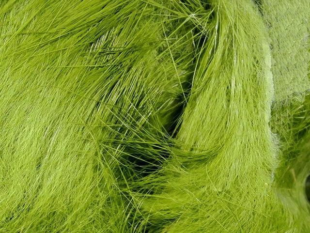 Hareline Magnum Rabbit Strips - Green Olive #49 Hareline Dubbin